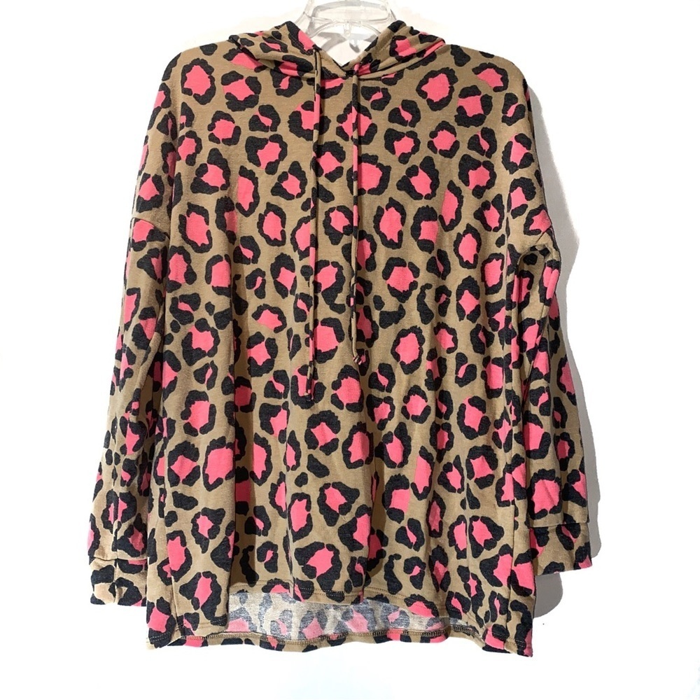 Animal Print Hoodie Women’s Medium